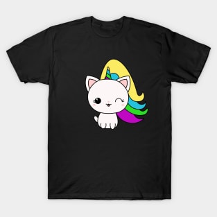 Unicat Unicorn Kawaii Cat T-Shirt